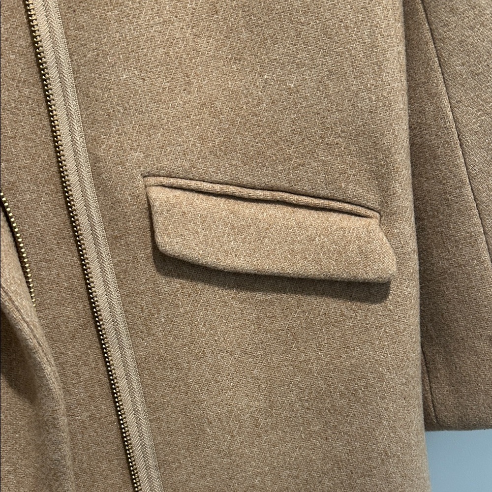 J. Crew Camel Pea Coat - Picture 6 of 10
